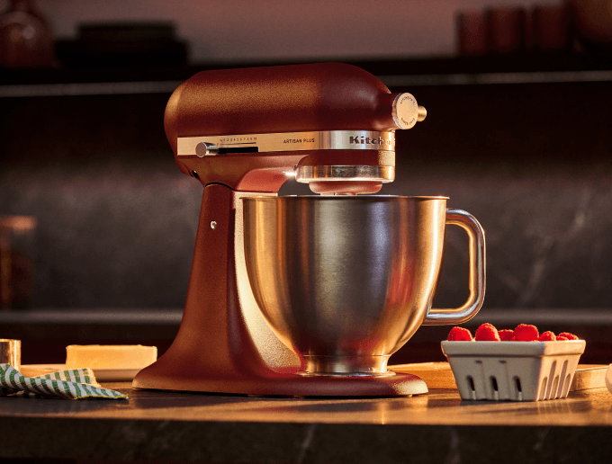 The Artisan stand mixer.
