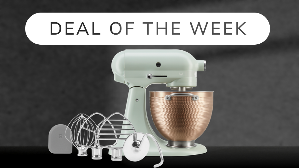 A KitchenAid® stand mixer