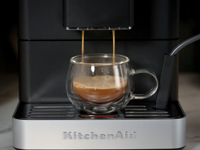 Making your first drink with a fully automatic espresso machine