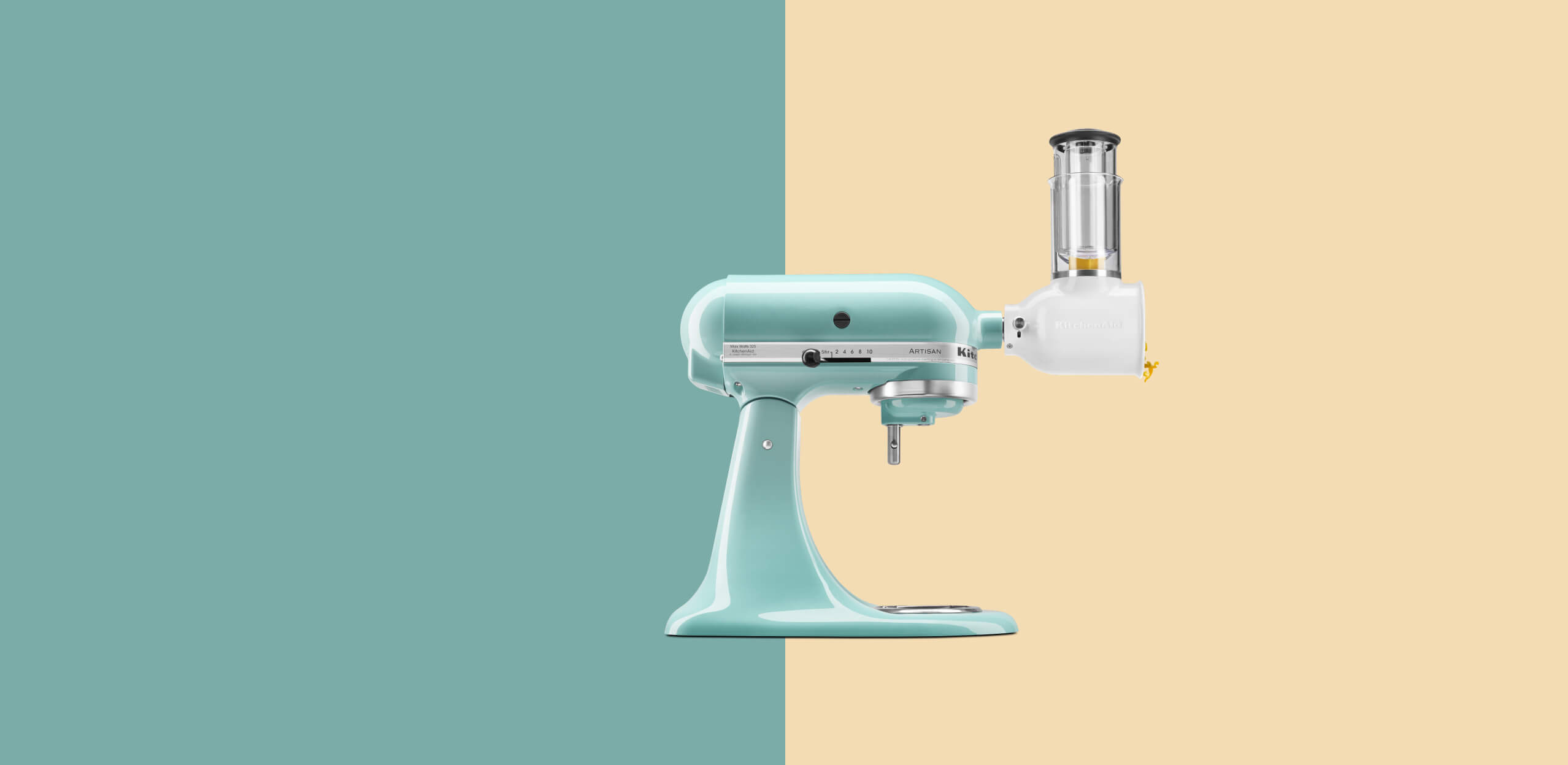 A KitchenAid® stand mixer