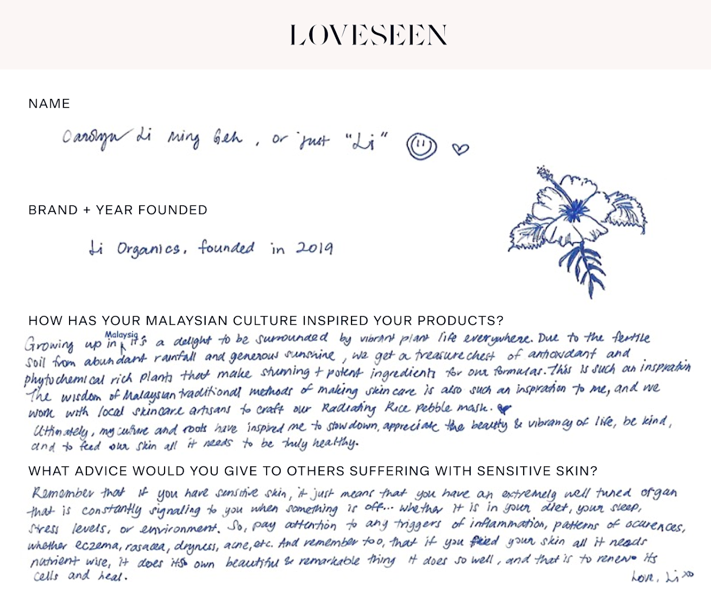 Li Organics Q&A