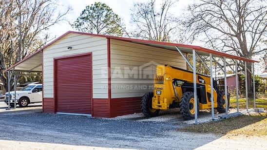 46x26 A Frame Metal Barn