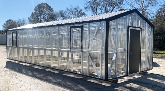 12x30 Steel Framed Greenhouse