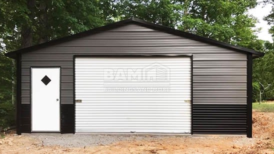 24x31 Prefab Metal Garage