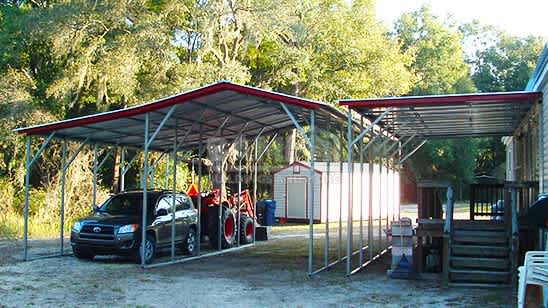 14x26 Metal Carports With Lean To
