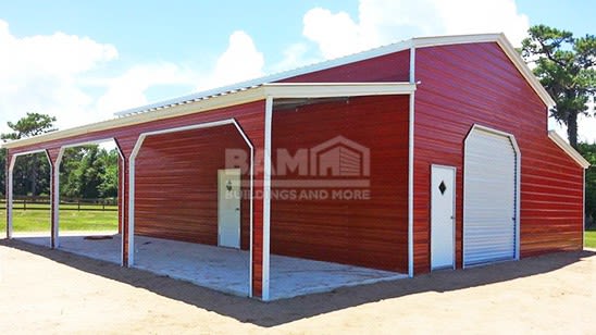 48x41 Vertical Roof Steel Barn