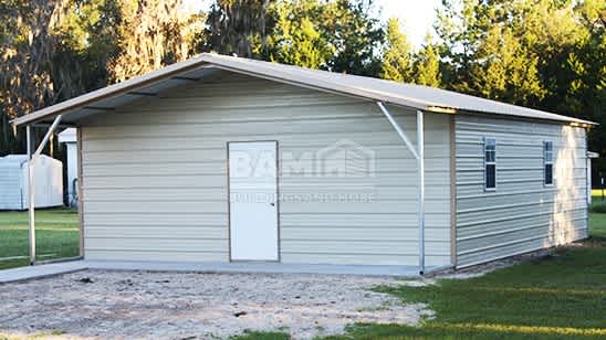 24x41x8 Vertical Roof Utility Building