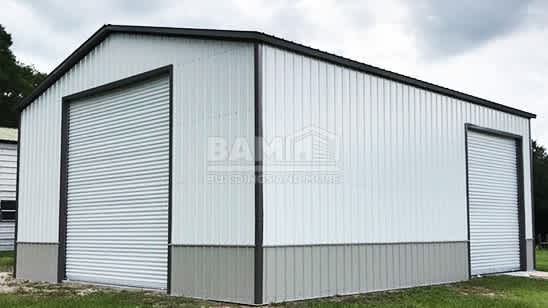 40x61x12 All vertical garage with side entry