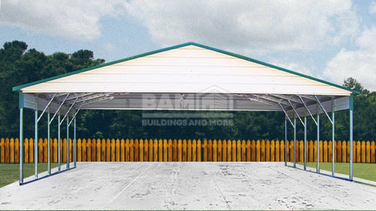 28x26x8 A-Frame Roof Metal Carport