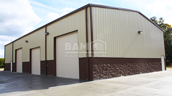 50x100 Red Iron Commercial Building
