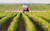 sprayer going through a field using Trimble RTX technology