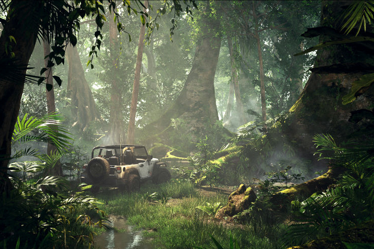 《Zero Six – Behind Enemy Lines》游戏开场场景的植被、灯光、贴图制作解析
