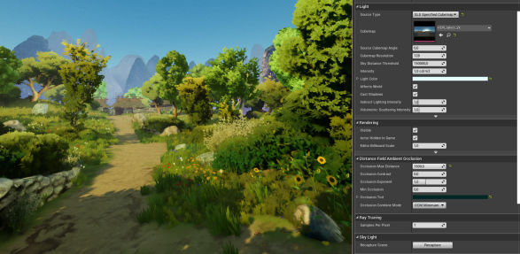 Unity中重现吉卜力风格的场景中灯光设置-3Dcat实时渲染云平台