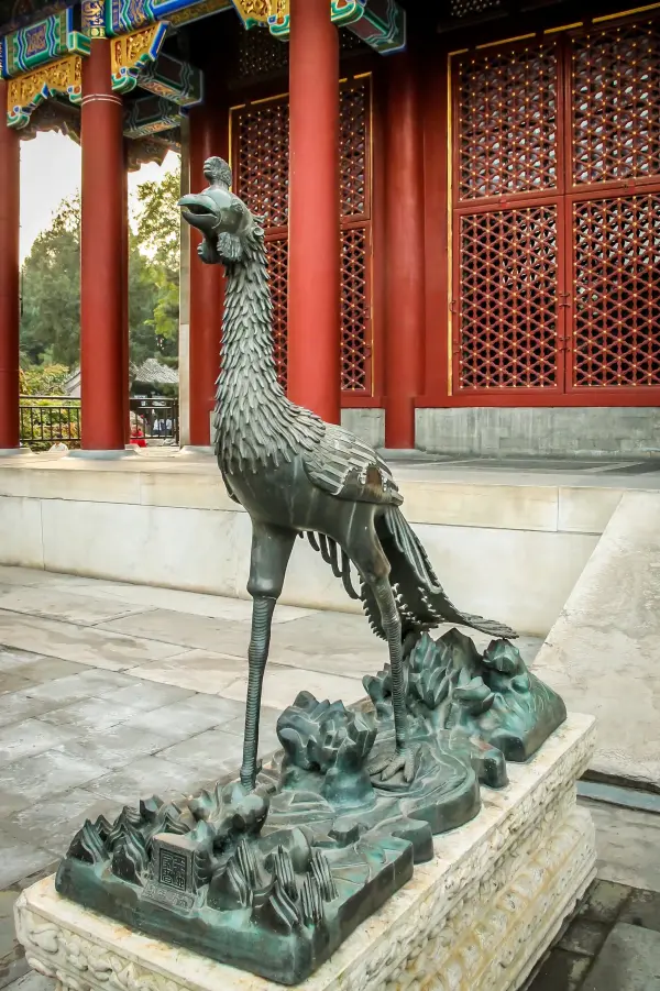 phoenix bronze statue