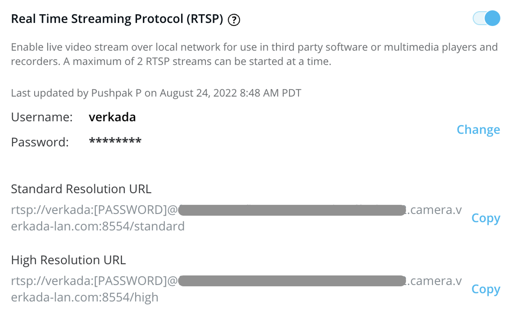 RTSP Screenshot