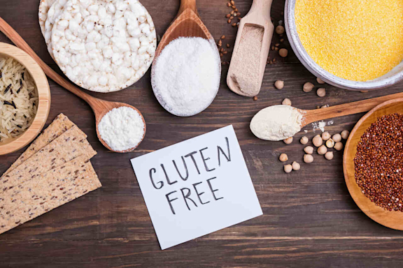 Glutenunverträglichkeit (Zöliakie): Glutenfrei Lebensmittel wie z. B. Couscous, Bulgur oder Reis.
