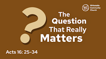 The Question That Really Matters