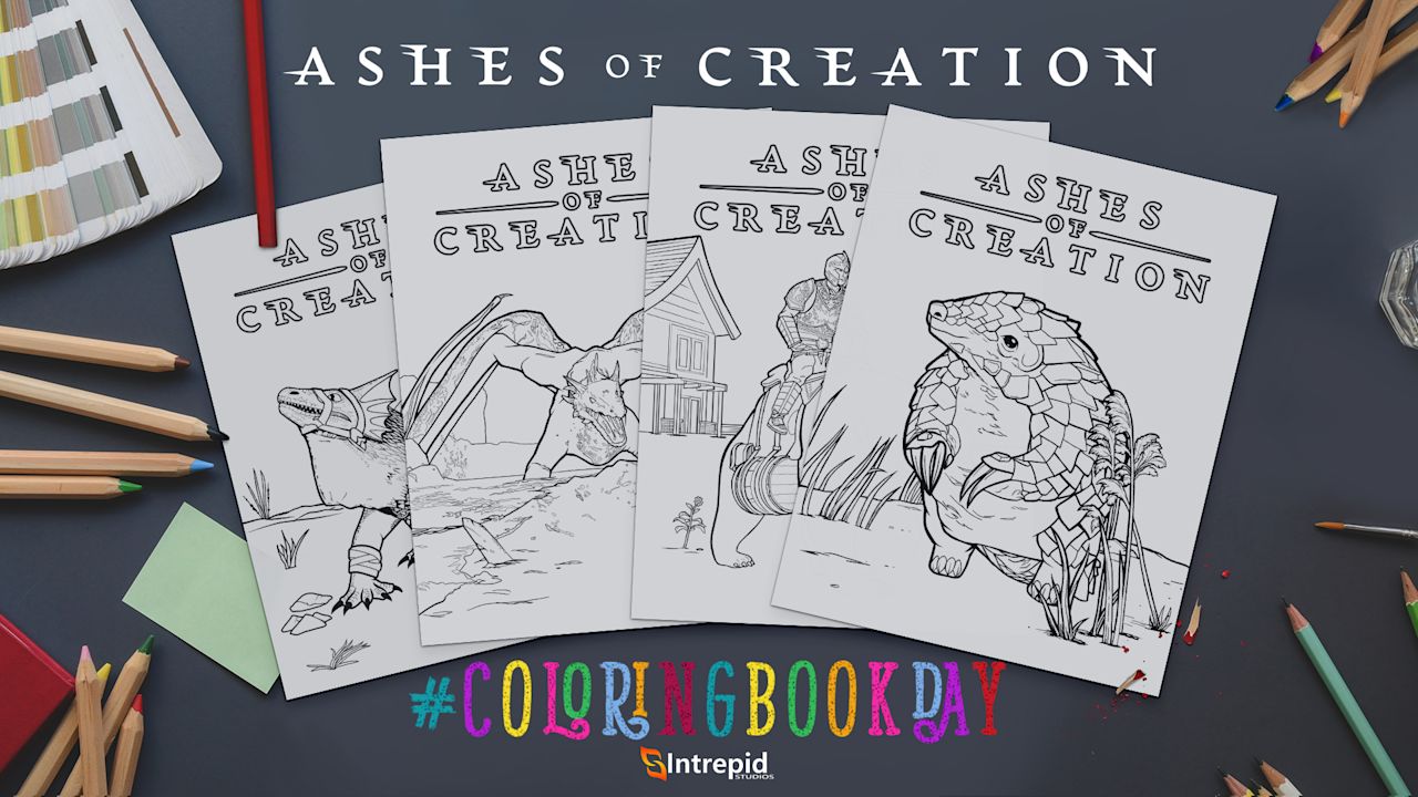 Ashes of Creation Coloring Book