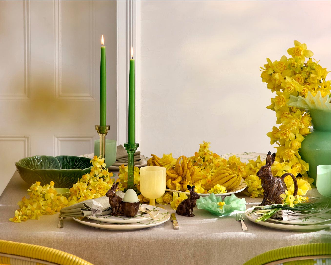 Candles on Tabletop