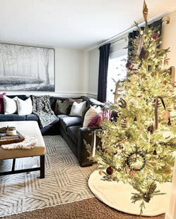 Faux Twinkling Pre Lit Norway Spruce