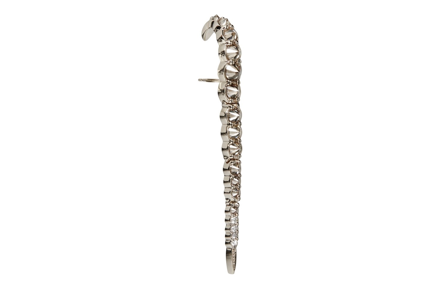inverted diamond single earring by ara vartanian sml
