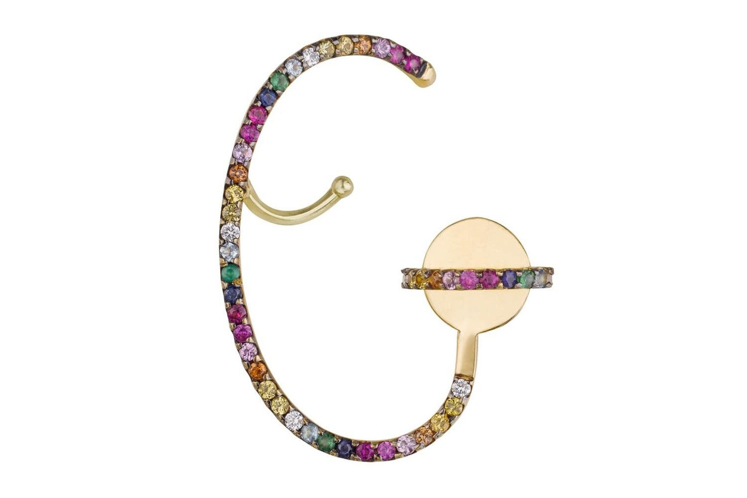 multicolor lily single earring by ana khouri sml