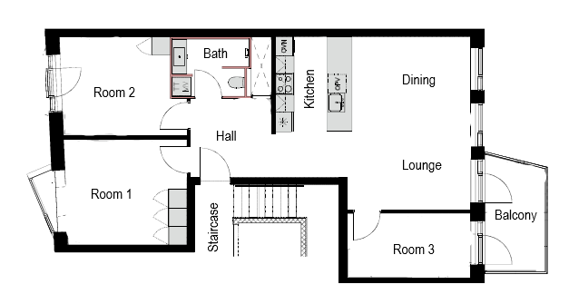 Apartment floor plan