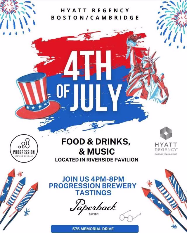 Fourth of July Celebration at Hyatt Regency Cambridge