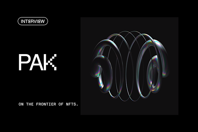Pak on the frontier of NFTs. cover image