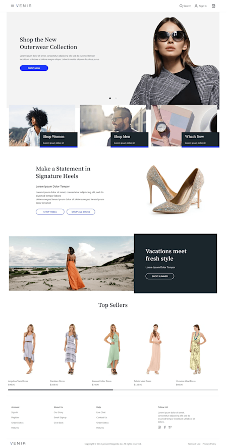 Magento PWA Studio venia