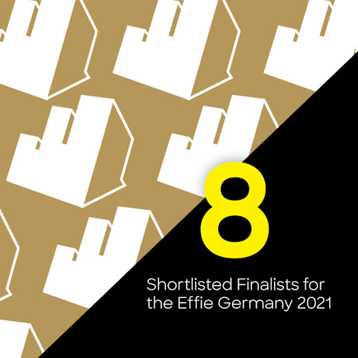 News - Effie Shortlist 2021 Effie Stortlist 2021; Scholz & Friends Nominierungen