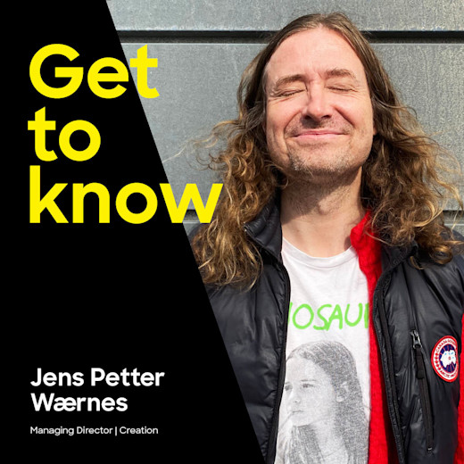 Get to know | Jens Petter Waernes Get to know; Jens Petter Wærnes, Managing Director Creation; Scholz & Friends