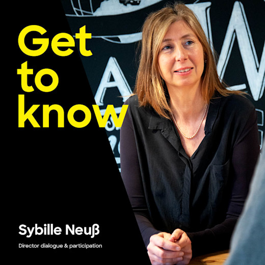 News | Get to know Sybille Neuß Get to know Sybille Neuß, Direktorin Dialog und Beteiligung; politische Kommunikation; Scholz & Friends Agenda