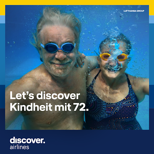 Discover Airlines Kampagnenmotiv Social Media Feed 1:1
