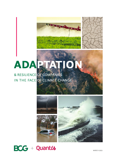 Adaptation & Resilience of Companies in the Face of Climate Change cover