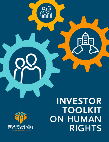 Investor Toolkit on Human Rights cover