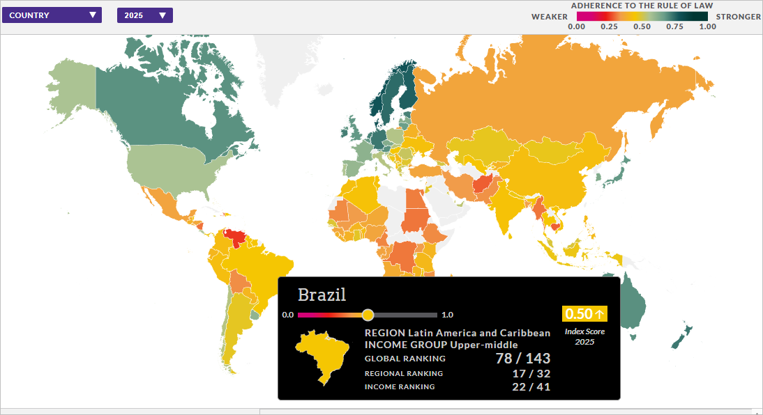 WJP Rule of Law Index cover