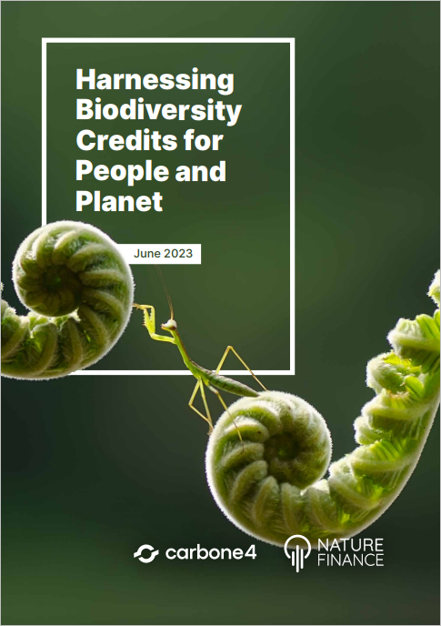 Harnessing Biodiversity Credits for People and Planet cover