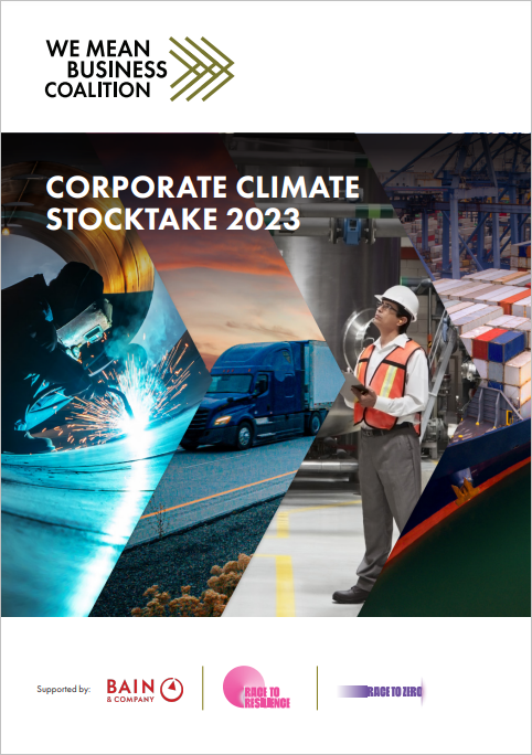 Corporate Climate Stocktake 2023 cover