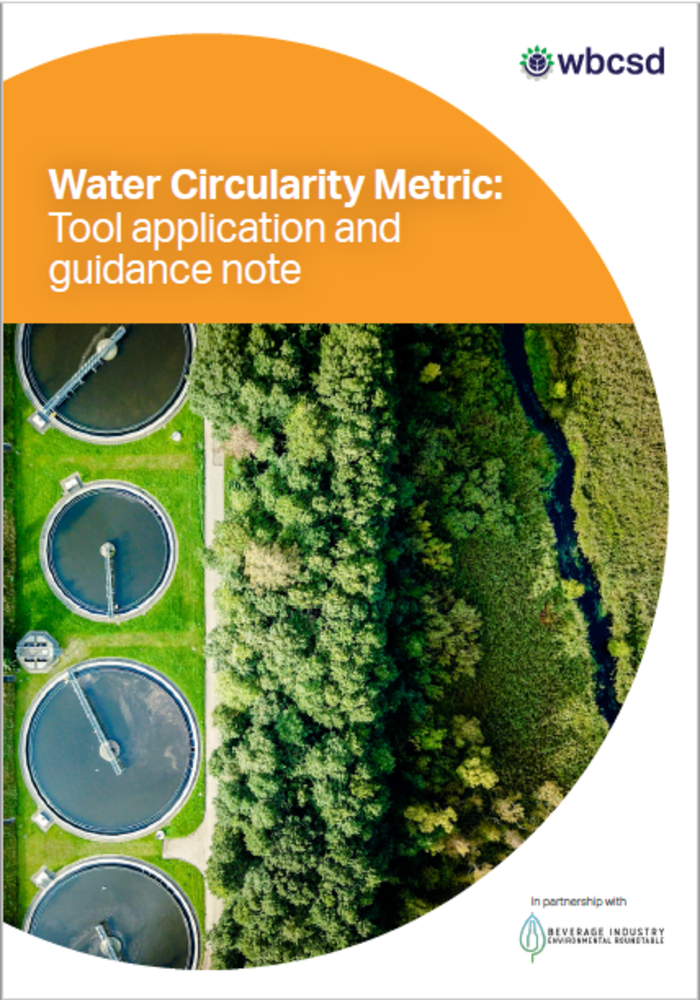Water Circularity Metric: Tool and guidance note cover