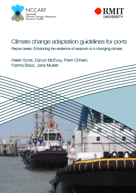 Climate change adaptation guidelines for ports cover