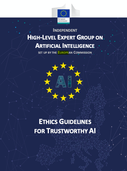 Ethics guidelines for trustworthy AI cover