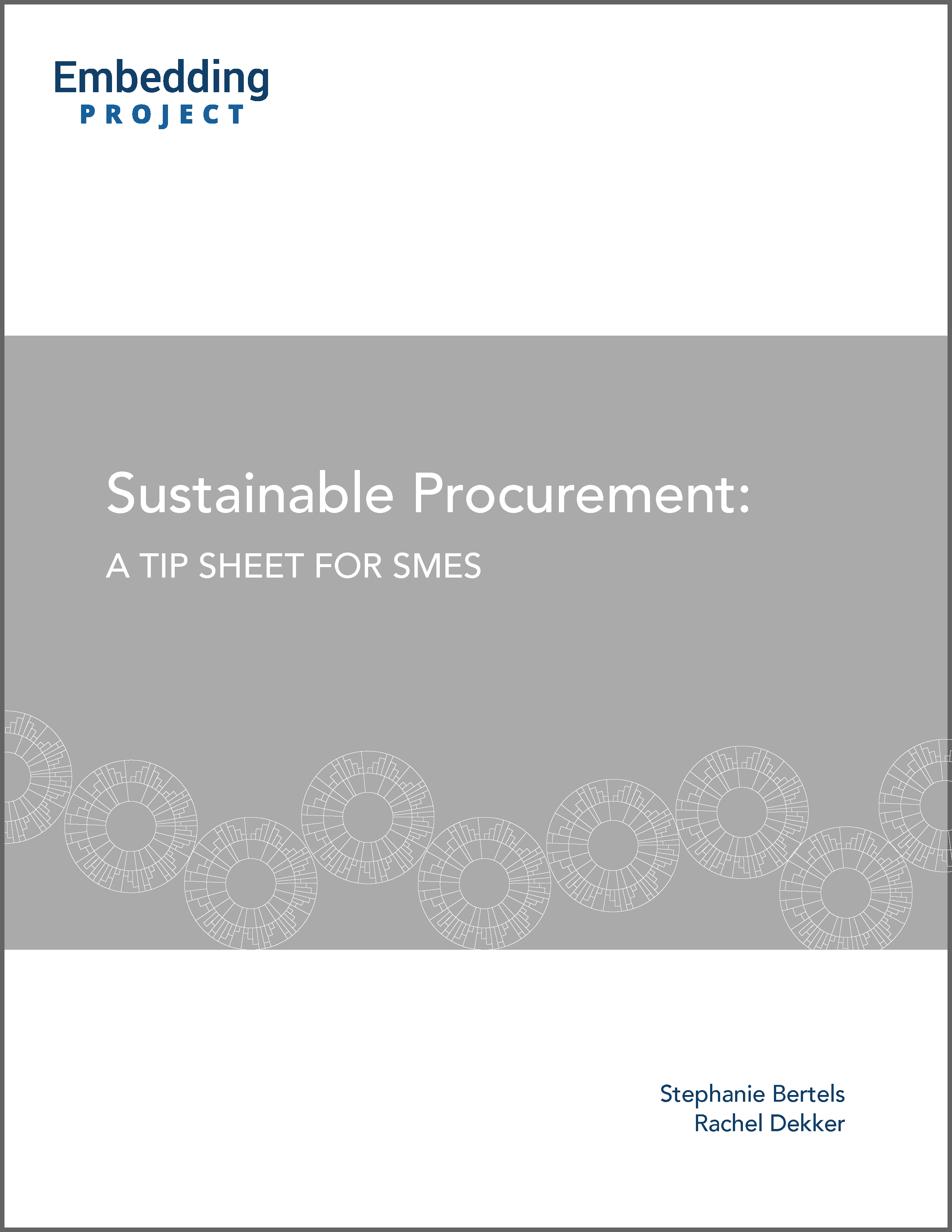 Sustainable Procurement: A Tip Sheet for SMEs cover