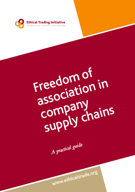 Freedom of association in company supply chains cover