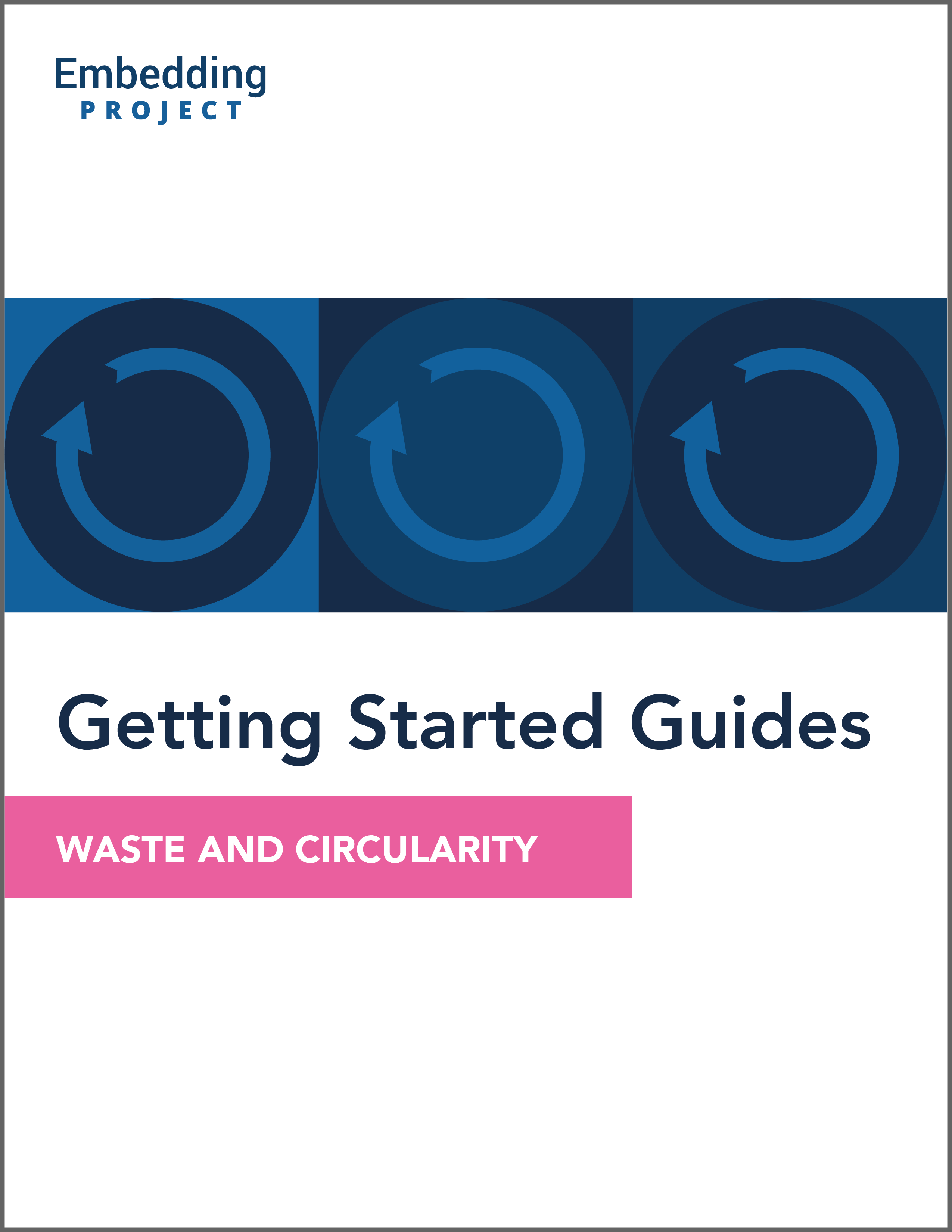 Getting Started Guides: Waste and Circularity cover
