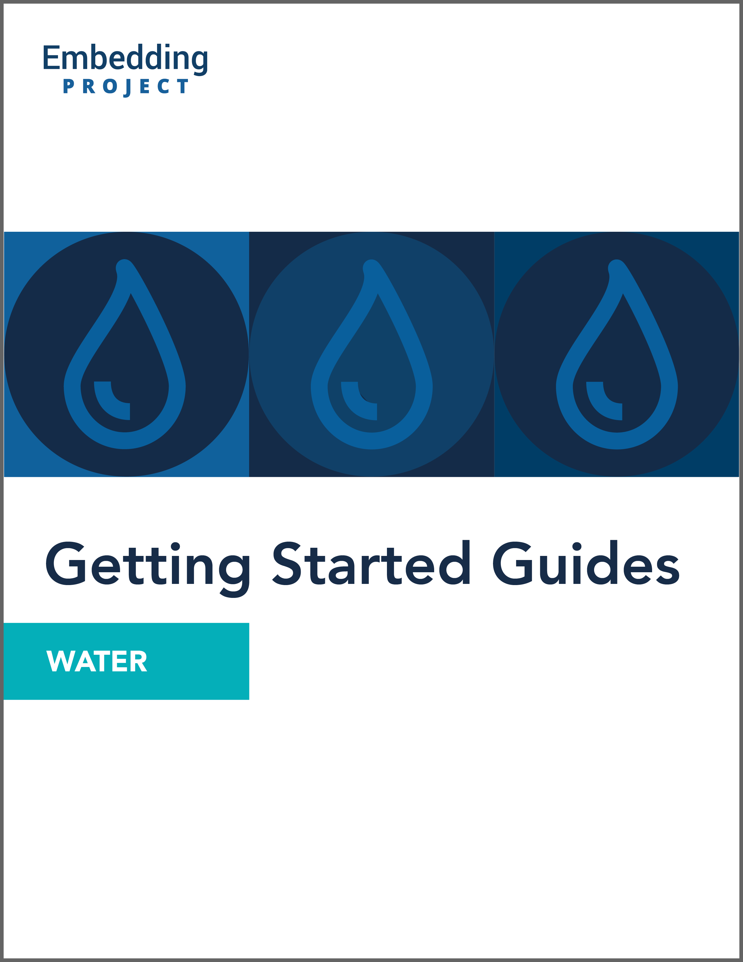 Getting Started Guides: Water cover