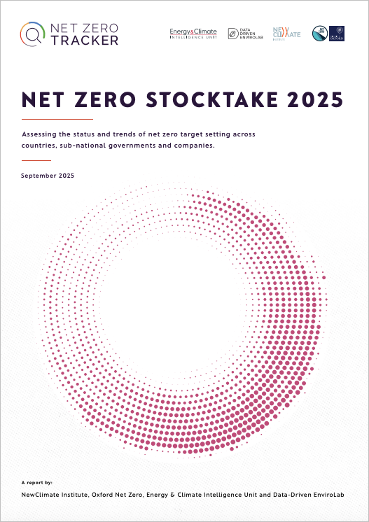 Net Zero Stocktake 2025 cover