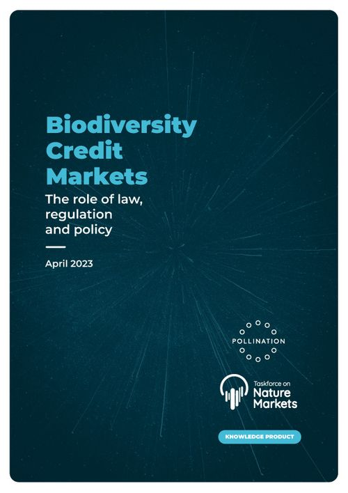 Biodiversity Credit Markets: The role of law, regulation and policy cover