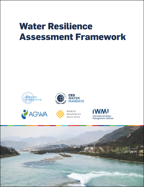 Water Resilience Assessment Framework cover