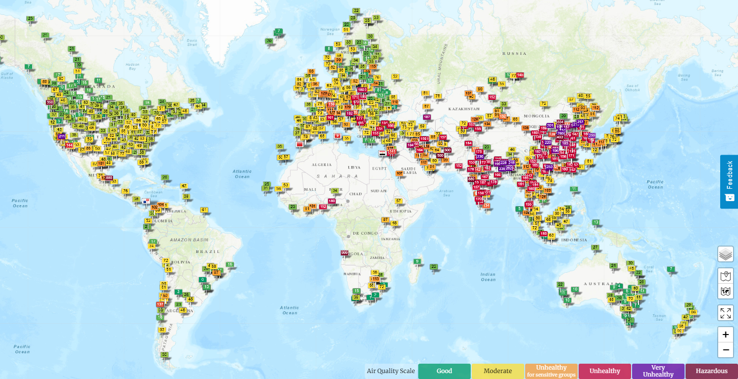 World's Air Pollution: Real-time Air Quality Index cover